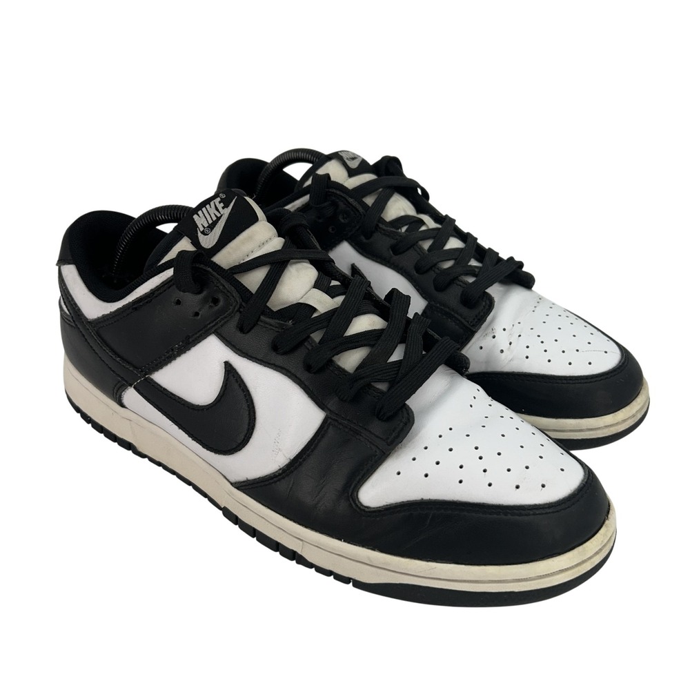Nike Dunk Low Retro Shoes Mens Size 10.5 Black White Panda‎ DD1391-100 Sneakers